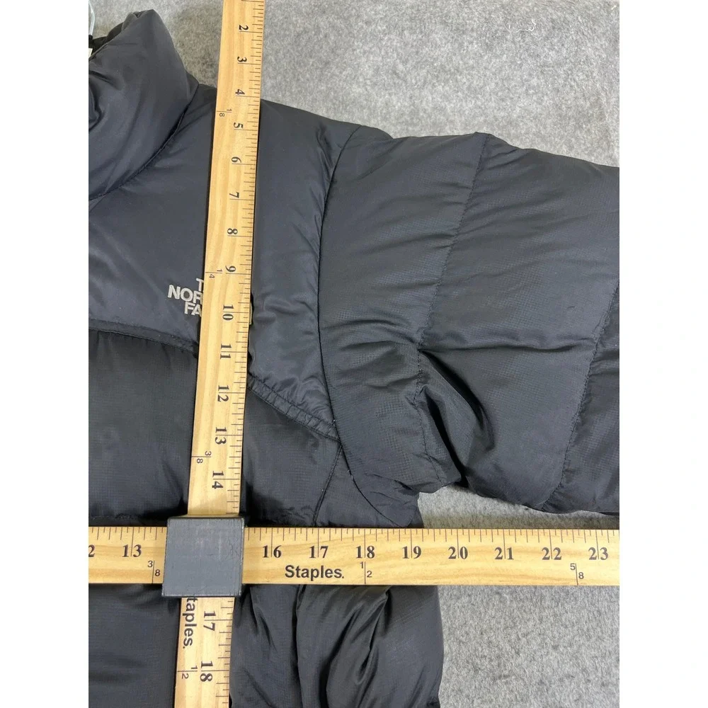 VINTAGE The North Face Nuptse 700 Puffer Jacket Mens Small Black Down Gorpcore